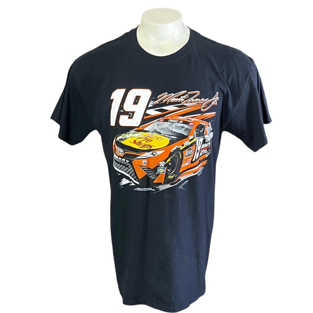 Martin Truex Jr 19 Bass Pro Shops NASCAR Racing T Shirt Mens‎ Large Black 2021